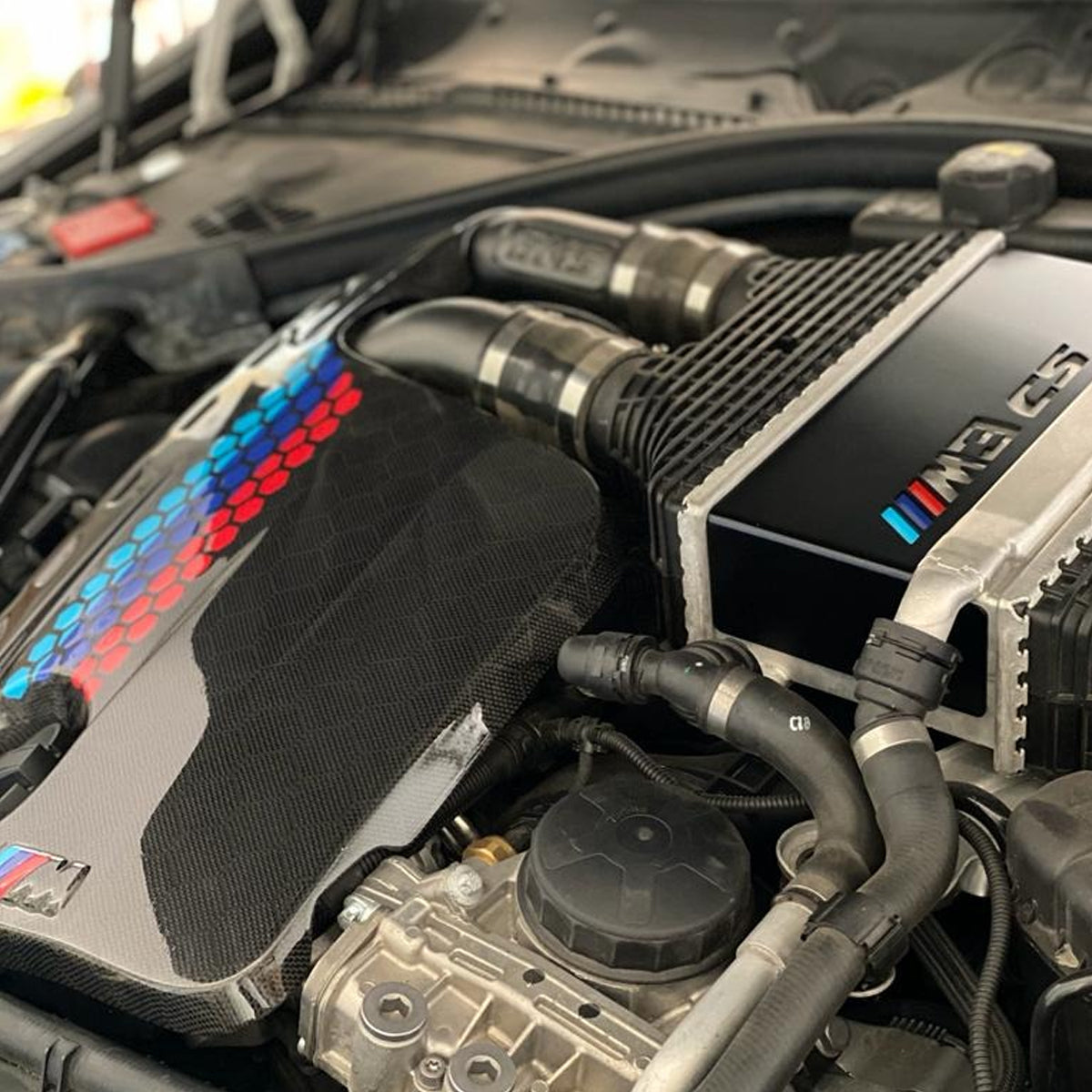 Cstar Carbon Gfk Motorabdeckung Motor Cover Engine passend für BMW